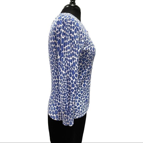 vineyard Vines Seashell Button Front Crewneck Cardigan Sz S - Picture 4 of 13